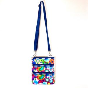 LeSportsac Hearts & Mod Flowers Kasey Bag NWOT